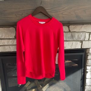 Mindset sweatshirt candid en molleton minset athleta red long sleeve soft shirt